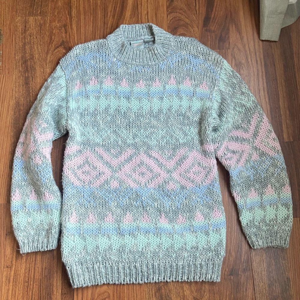 Vintage Knit Ski Sweater